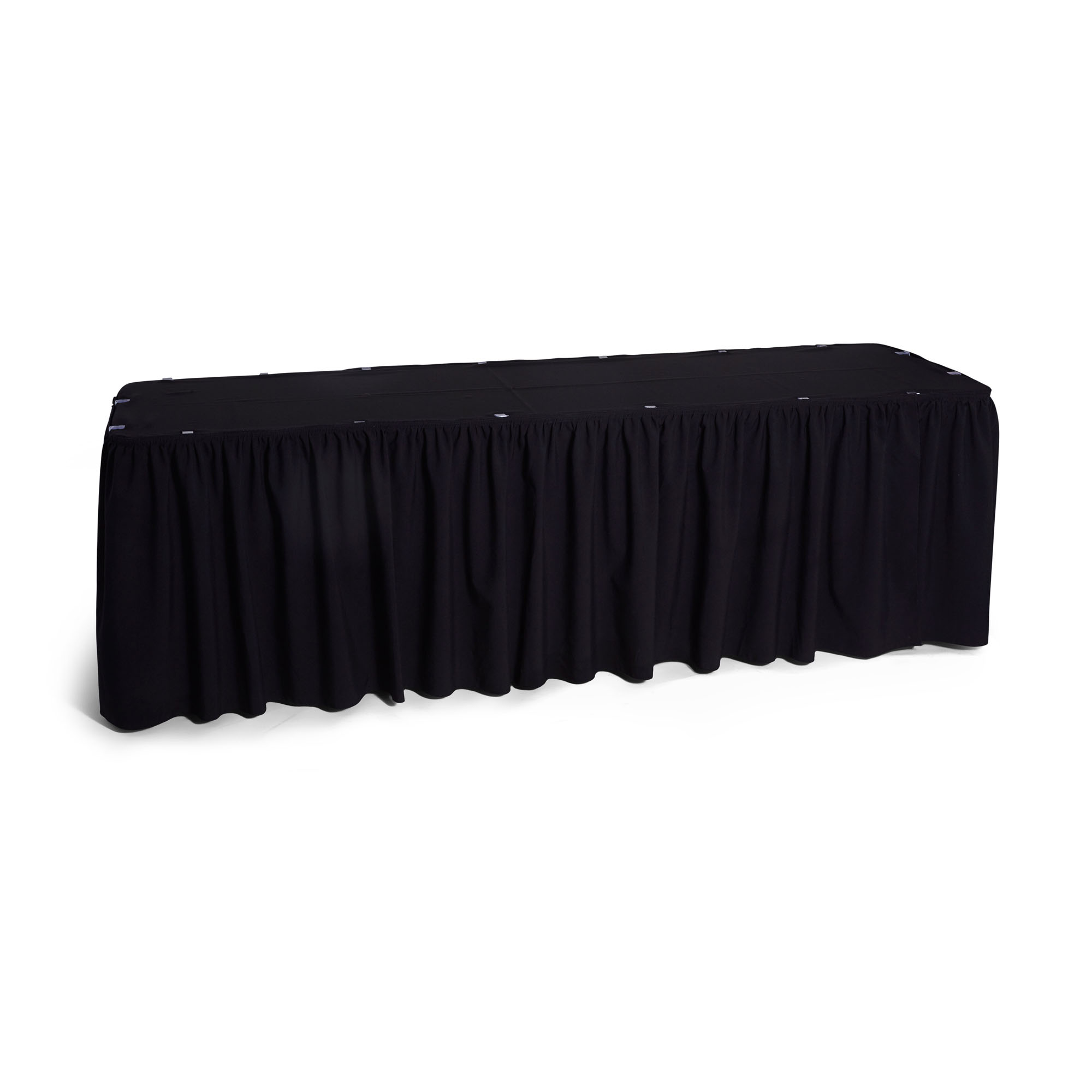 Table Skirt – Black 3m - Salters Hire